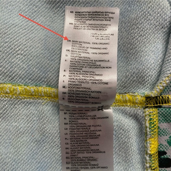 ADIDAS BY STELLA MCCARTNEY 100% Organic Cotton Sweatshirt Floral SIZE:  3X - Picture 9 of 10